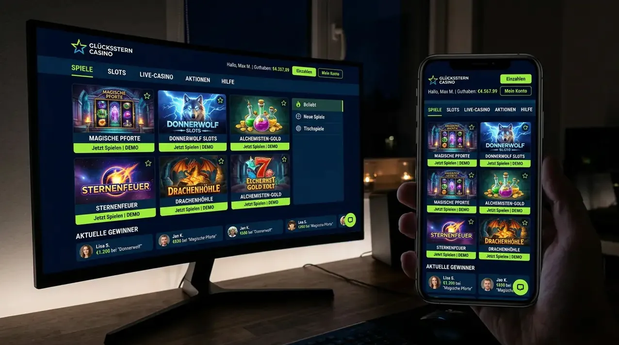 Mobiles Web-Entertainment auf jedem Endgerät bei Freshbet
